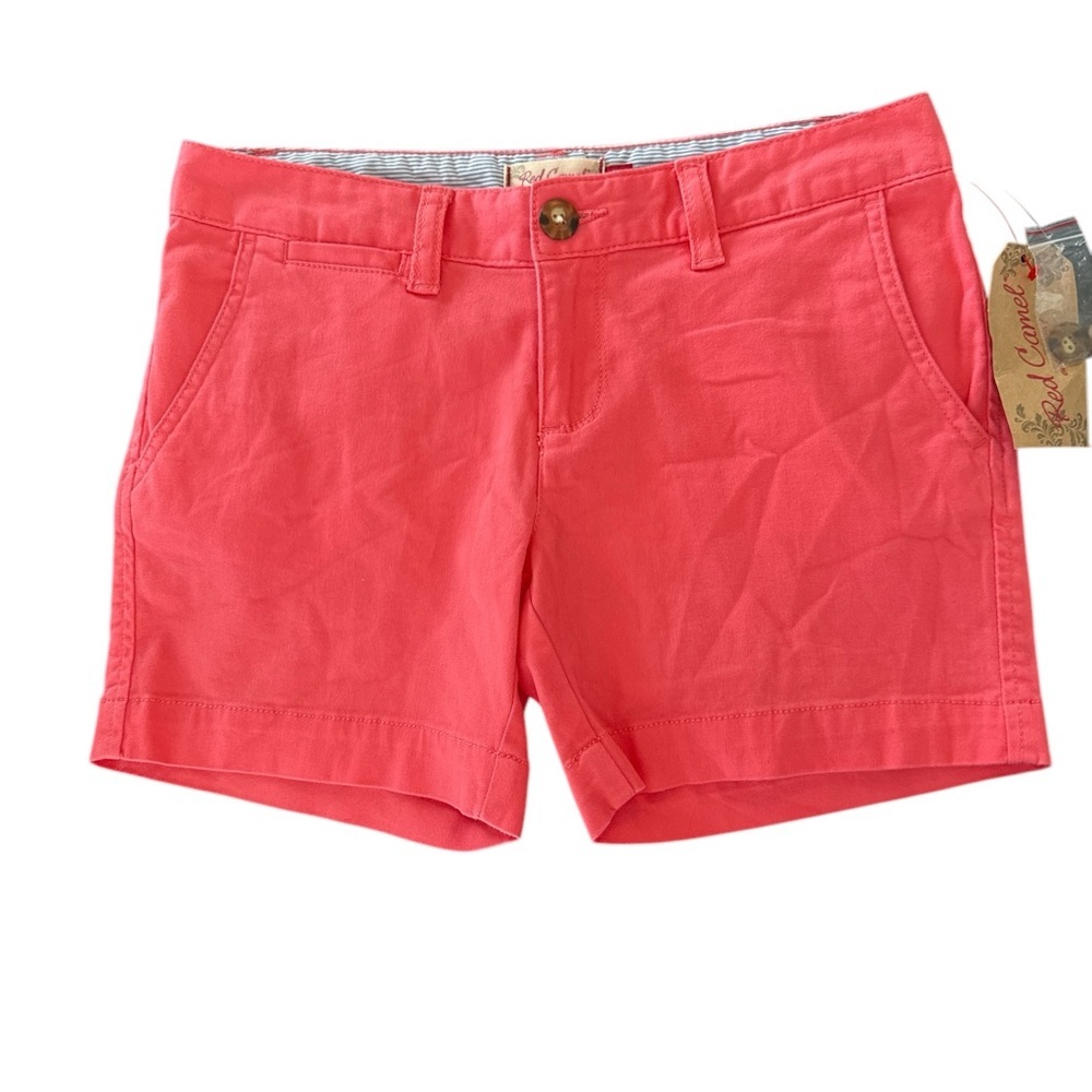 NWT Red Camel Coral Chino Shorts - Size 3,‎ Classic Summer Style